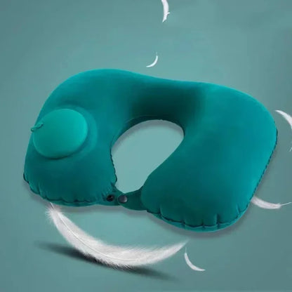 U-Shaped Inflatable Travel Pillow