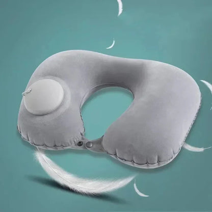 U-Shaped Inflatable Travel Pillow